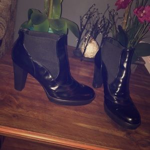 Tod’s patent leather booties